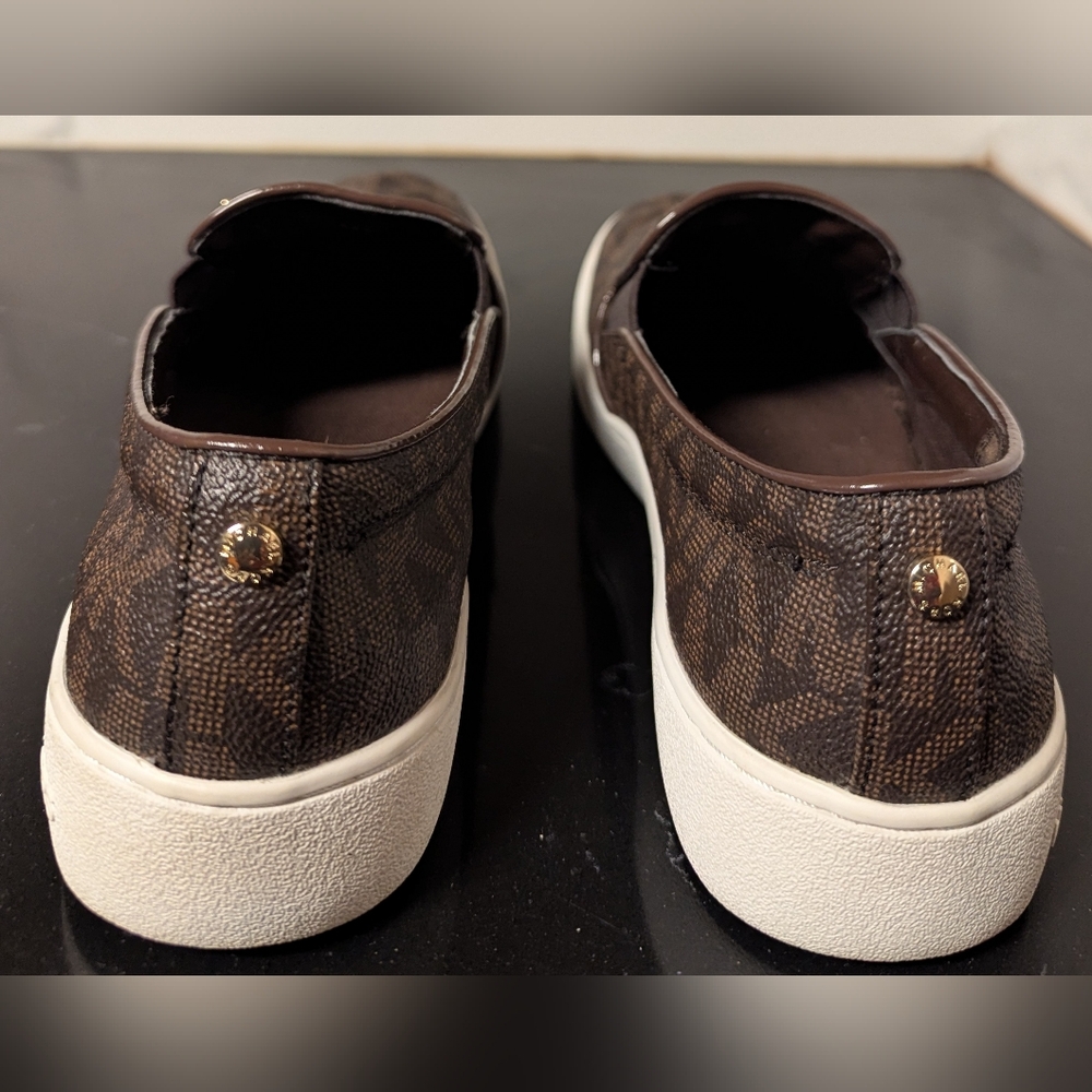 Michael Kors Keaton Logo Slip-On Sneakers Size 8.5 MSRP $99 - Picture 7 of 10